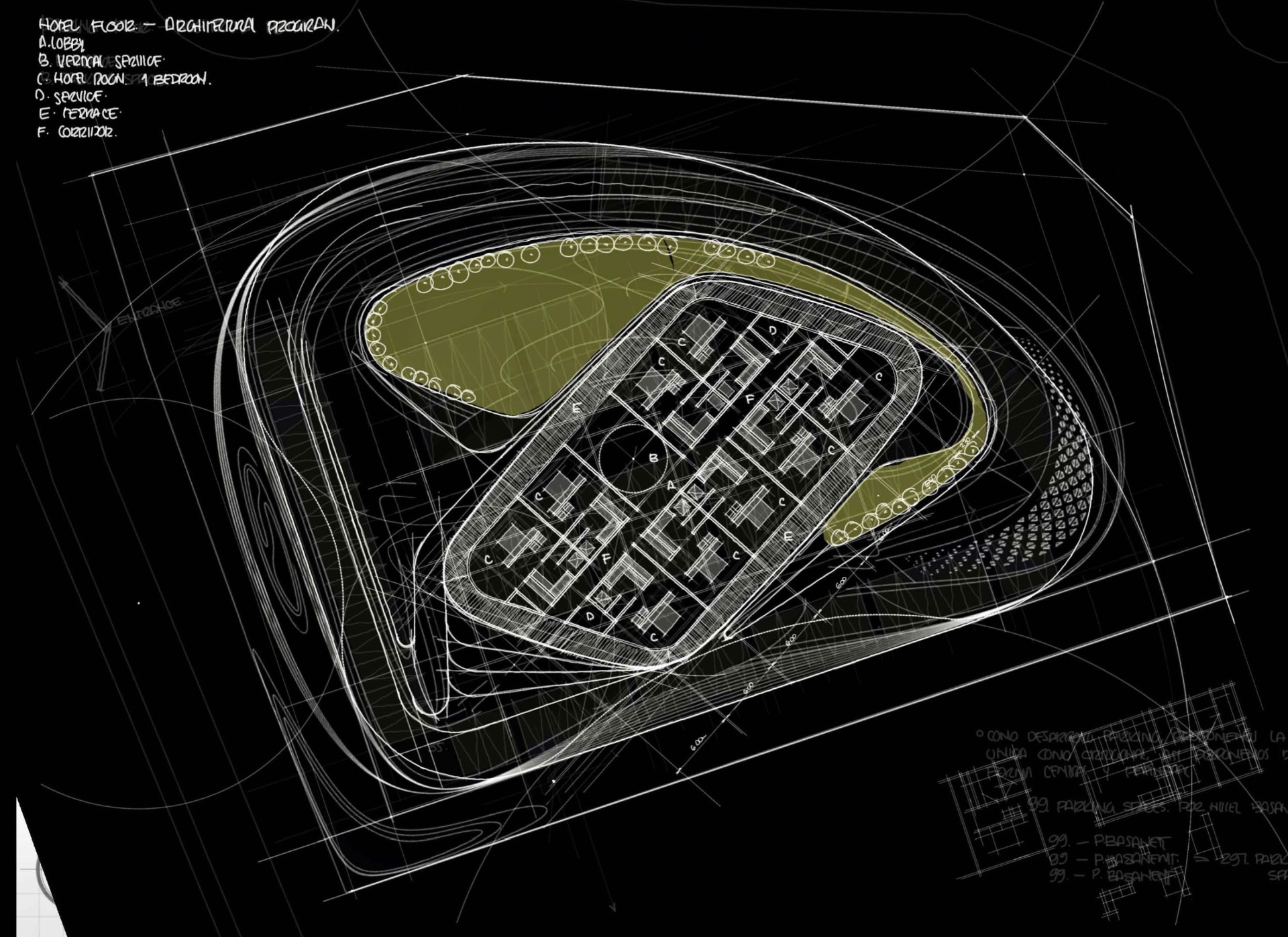 Hotel floor architectural program